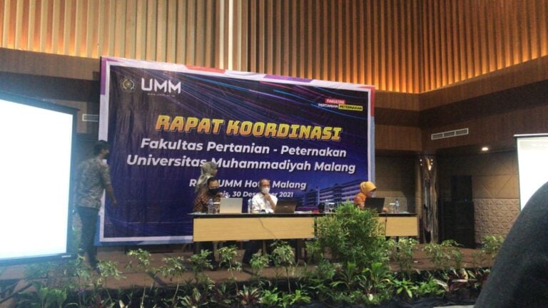 Tingkatkan Kinerja dan Siapkan Skema 2022, FPP UMM Gelar Rapat Koordinasi
